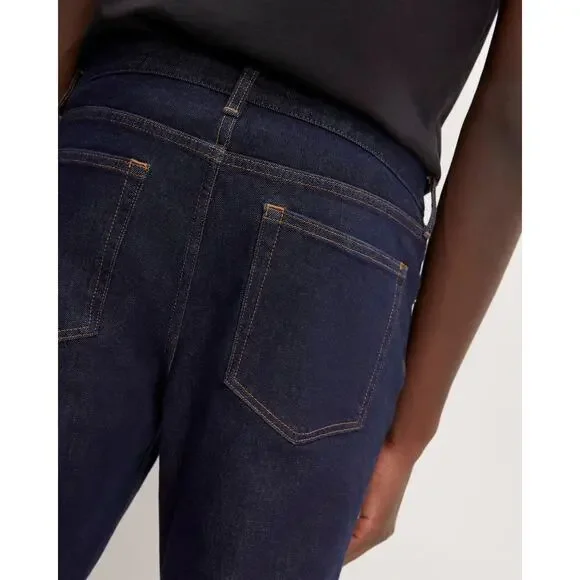 NWT Everlane Uniform Men's The Slim 4 Way Stretch Organic Jean Dark Indigo 33x32